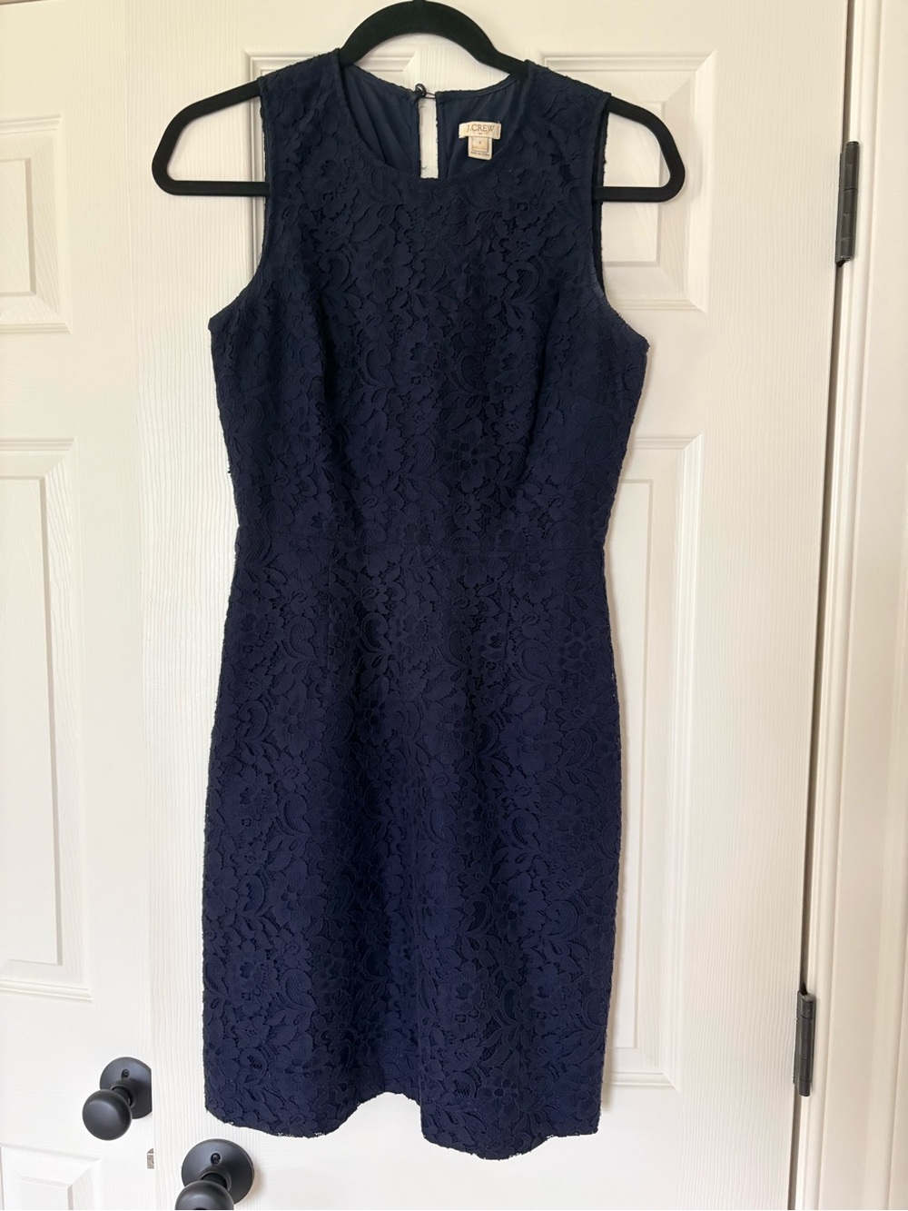 J Crew Navy Lace Dress